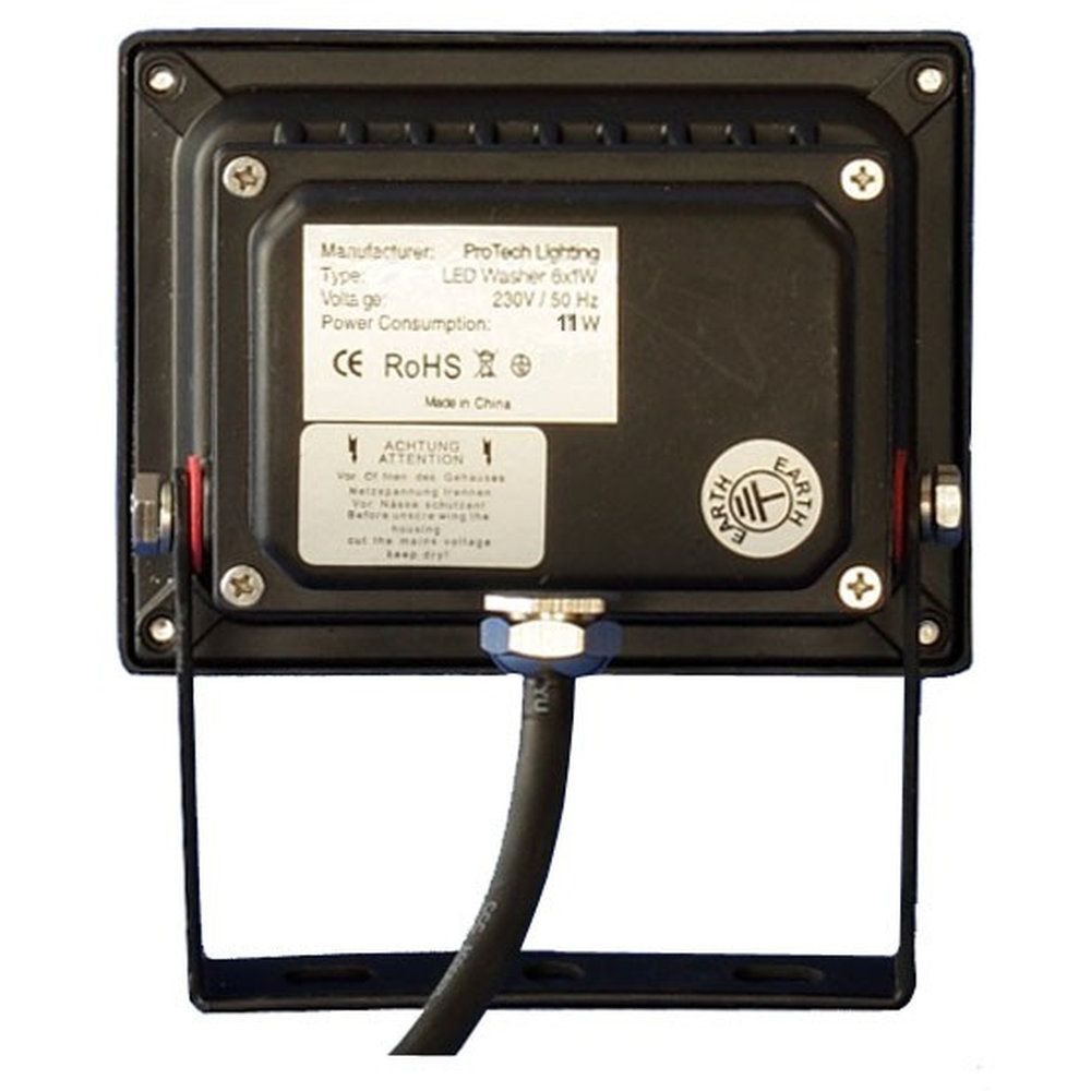 PTL LED Outdoor Spot 6 x 1W rot PTL LED Outdoor Spot 6 x 1W rot