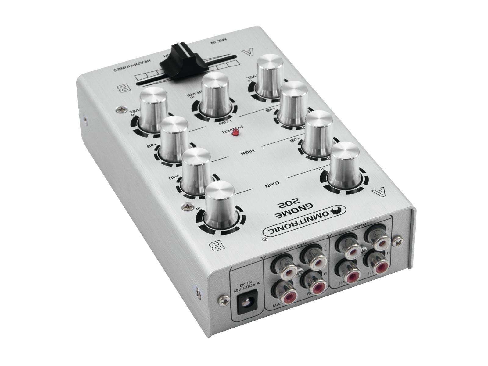 OMNITRONIC GNOME-202 Mini-Mixer silber OMNITRONIC GNOME-202 Mini-Mixer silber