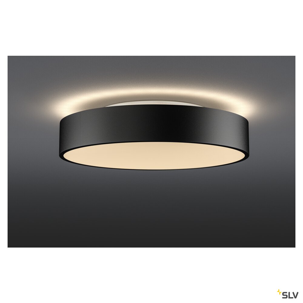 MEDO 40 CW AMBIENT, LED Indoor Wand- und Deckenaufbauleuchte, TRIAC, schwarz, 3000/4000K MEDO 40 CW AMBIENT, LED Indoor Wand- und Deckenaufbauleuchte, TRIAC, schwarz, 3000/4000K