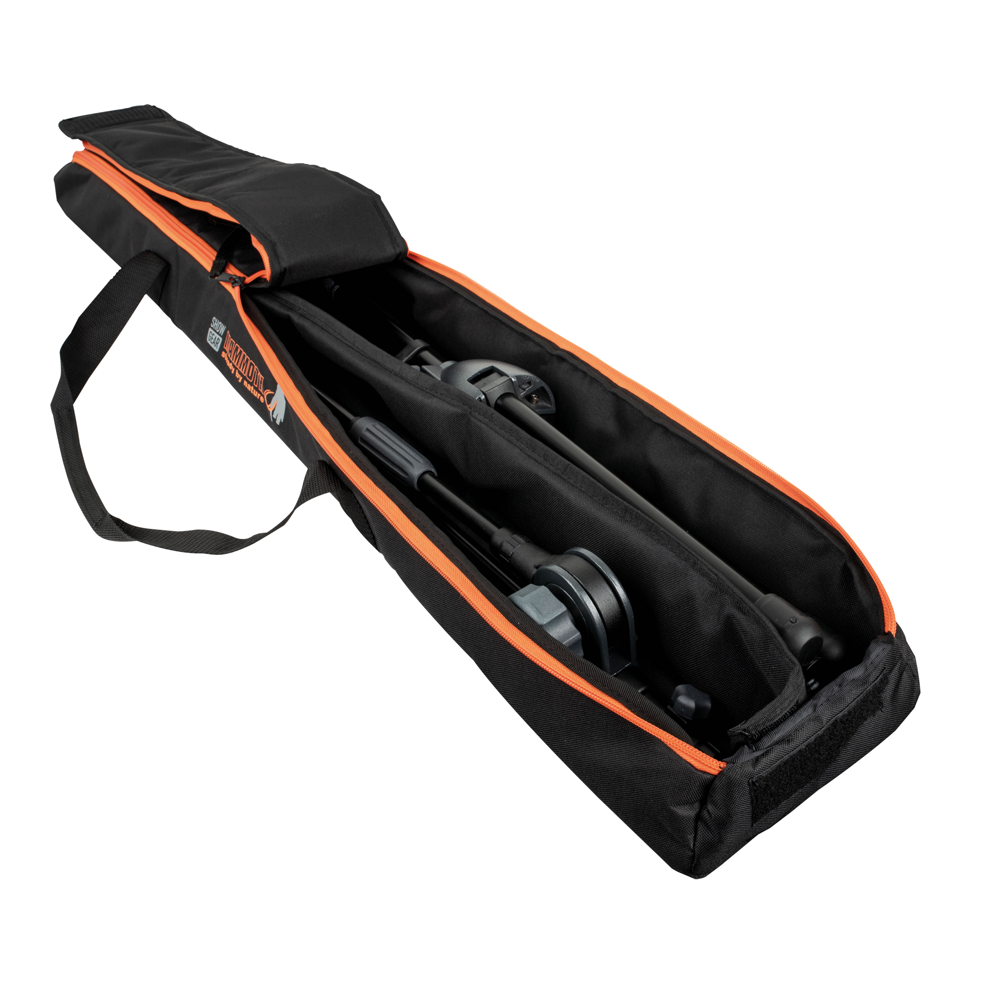 SHOWGEAR Transport Bag for 2 Stands 1 m Suitable for 2 stands, distance poles or 100 cm LED bars Geeignet für 2 Ständer, Abstandsrohre oder 100 cm lange LED-Leisten