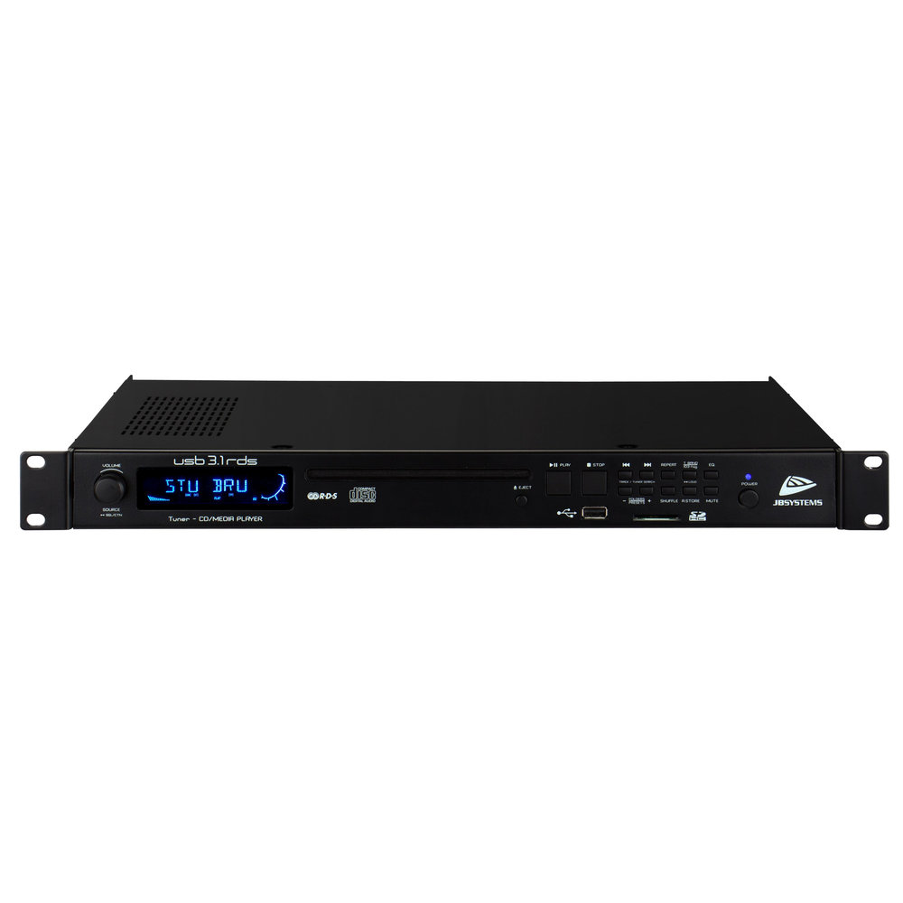 JB Systems USB 3.1-RDS 19 Singel CD/MP3 + USB + Radio