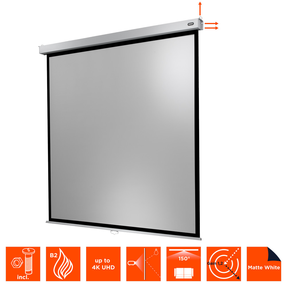 celexon Leinwand Rollo Professional Plus 220 x 220 cm - 122" celexon Leinwand Rollo Professional Plus 220 x 220 cm - 122"