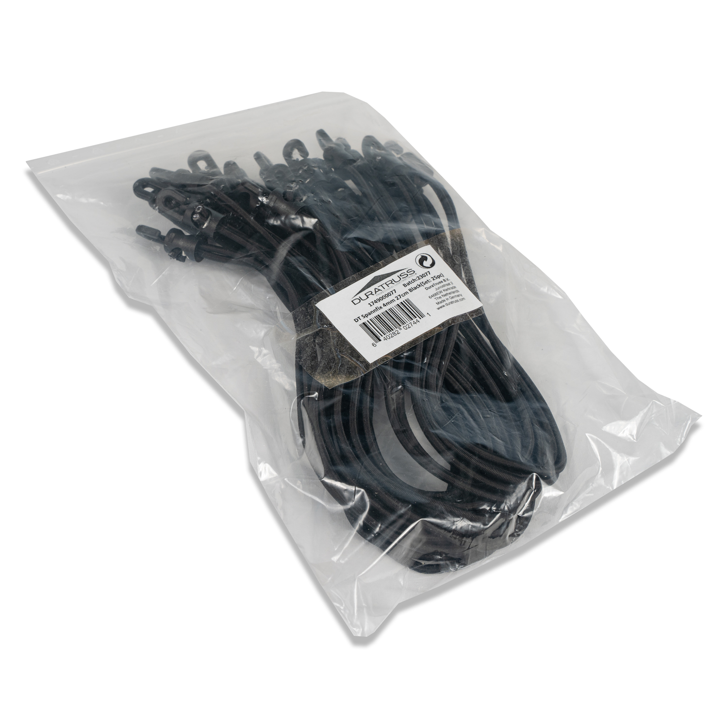  DT Spannfix 4mm 27cm Black (Set: 25pc)