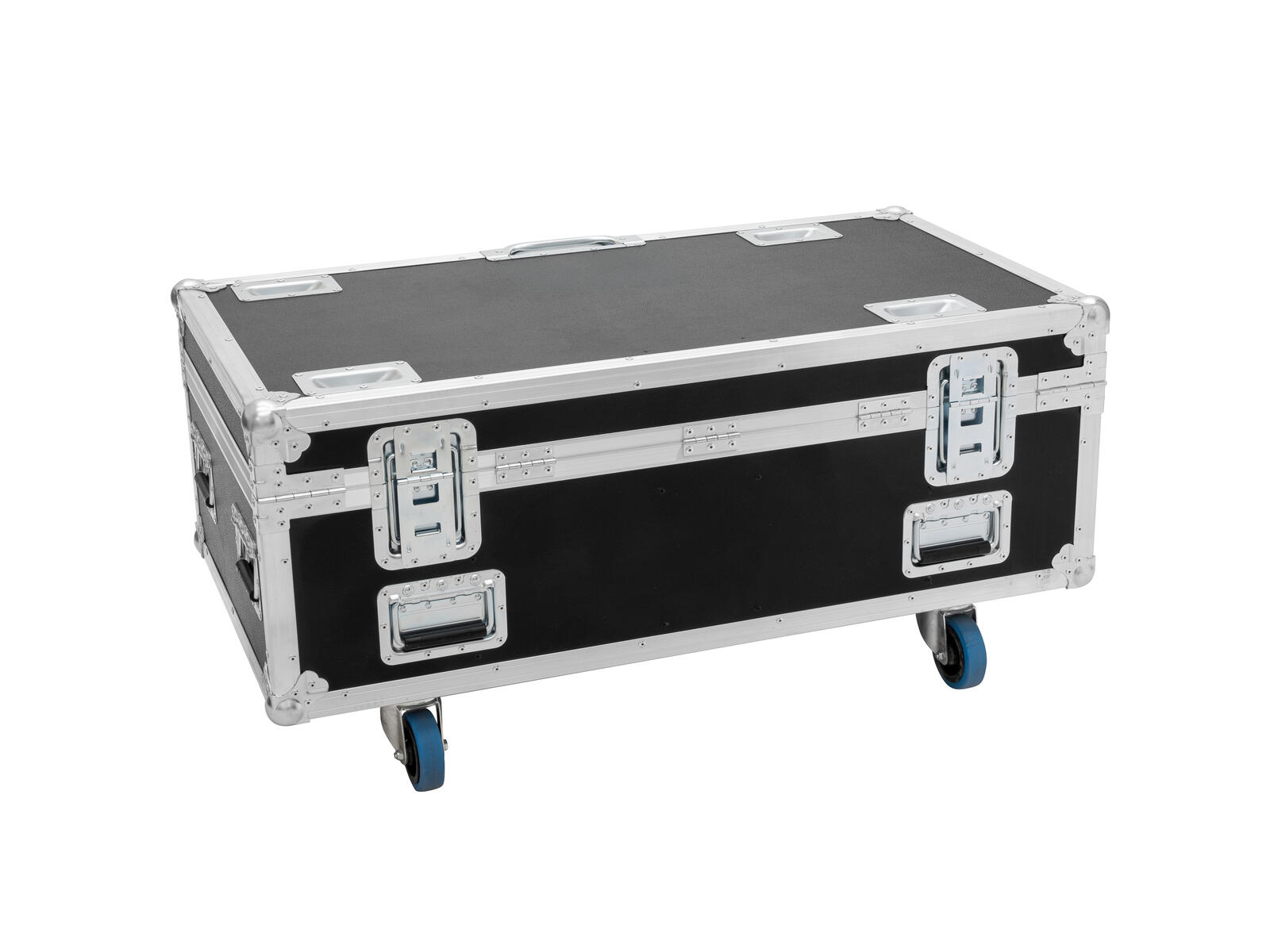 ROADINGER Flightcase HIGHLINE 4x Multiflood Pro IP SMD RGBW Strobe/Wash MK2, mit Rollen