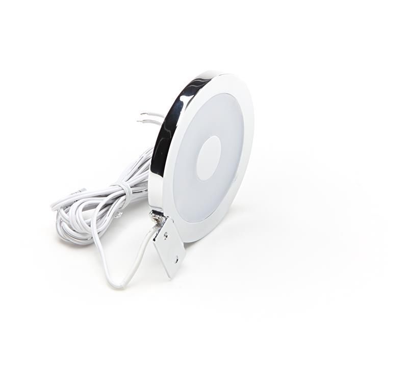 Spiegel Rund, 4,5 W, 4000 K, Silber, Mini AMP