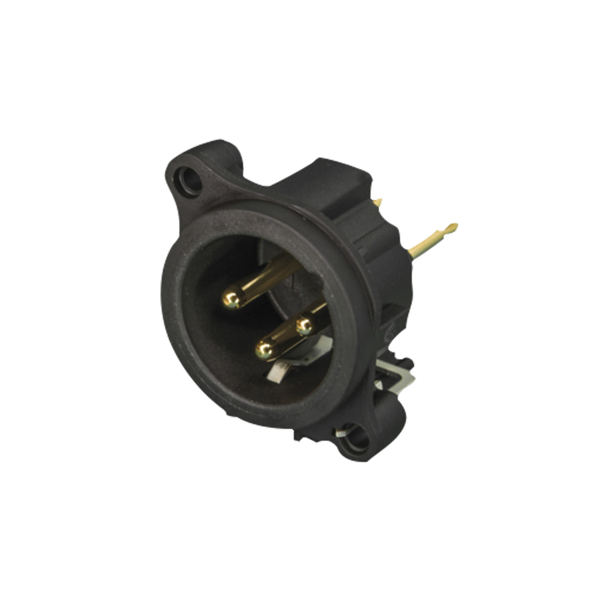 NEUTRIK XLR 3P Receptacle - male Horizontale Leiterplattenmontage