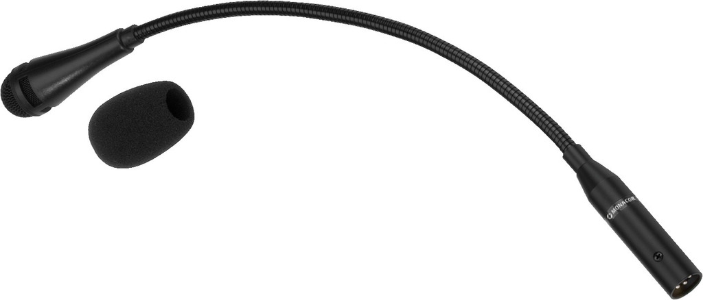 MONACOR DMG-450 Dynamisches Schwanenhalsmikrofon, 450 mm