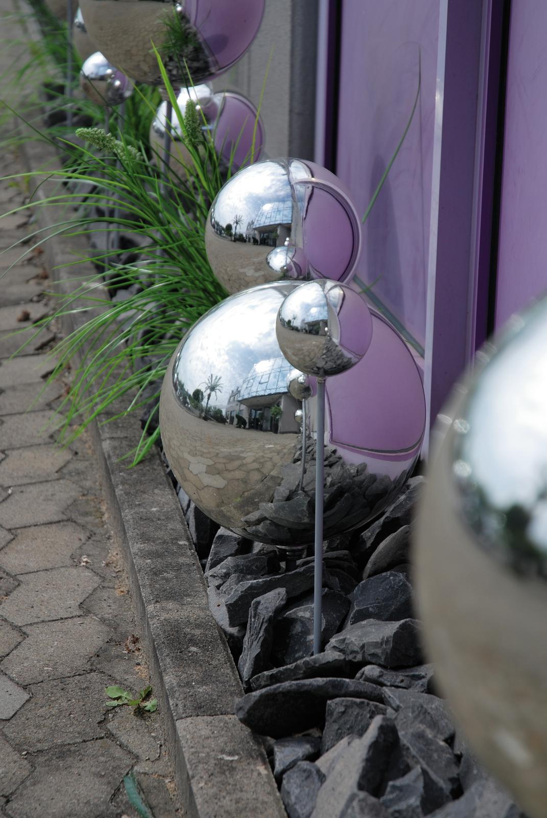 EUROPALMS Dekokugel 20cm, silber EUROPALMS Dekokugel 20cm, silber