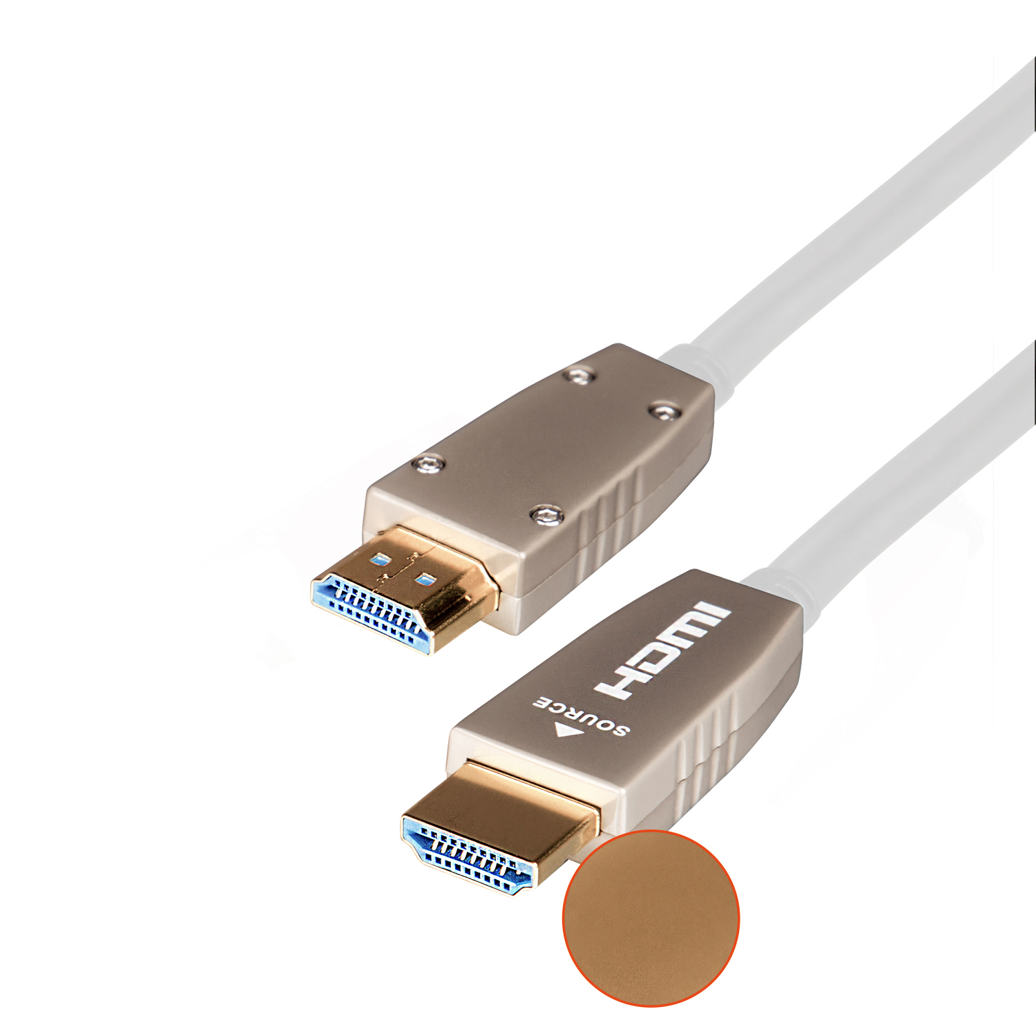 celexon UHD Optical Fibre HDMI 2.0b Active Kabel 25m, weiß