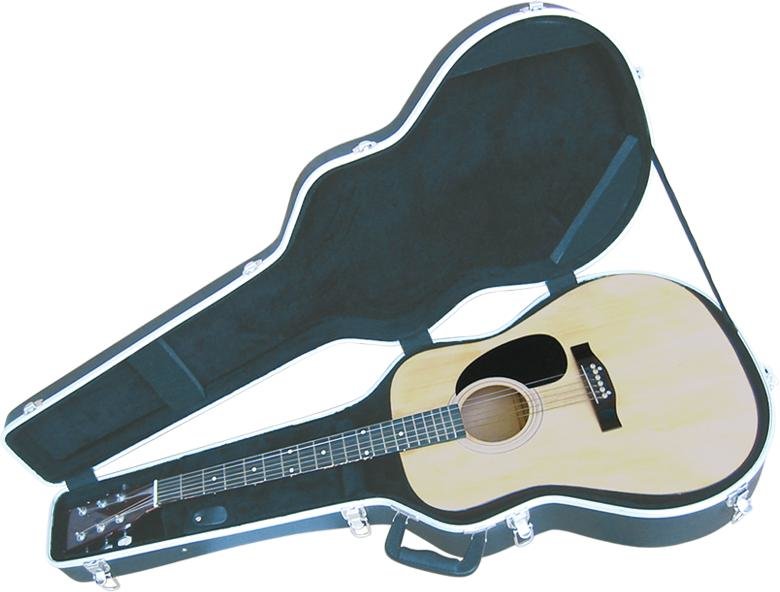 DIMAVERY ABS-Case für Western-Gitarre