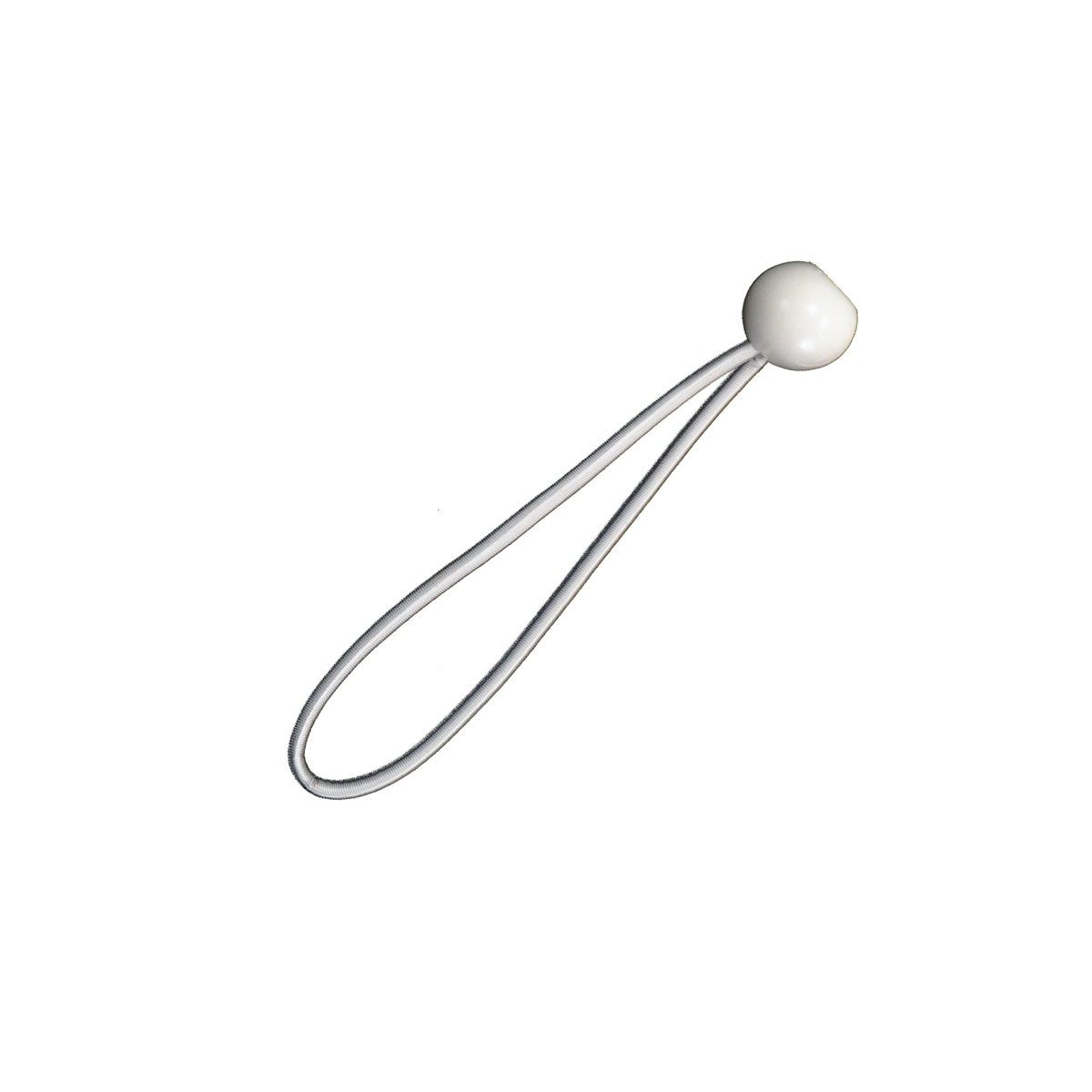 DT Ball Bungee 5mm white 20cm (Set:25pc)