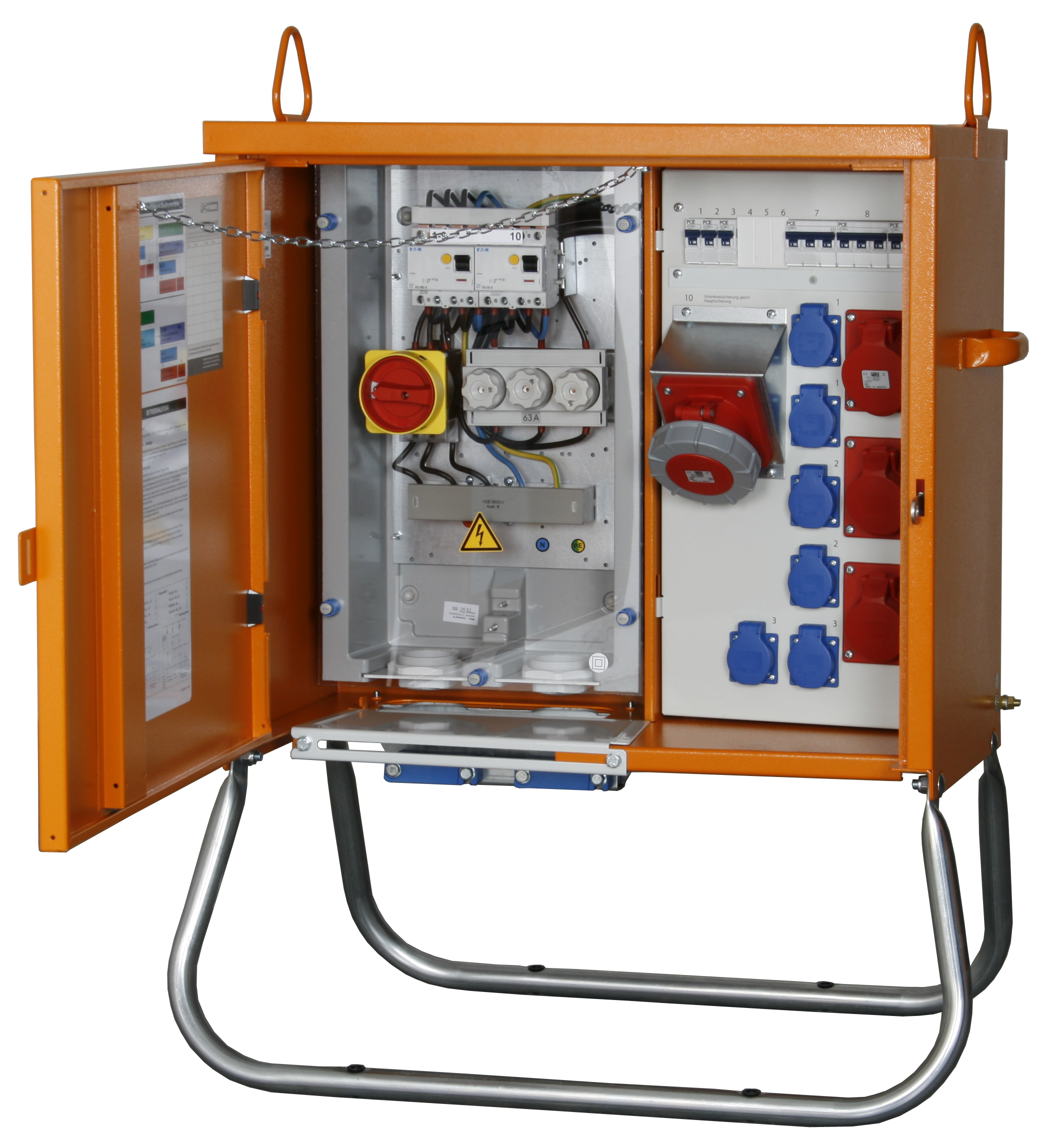 MERZ M-VEV 63/22-6/V3/X/KG Verteilerschrank 44 kVA, RCD TypB MERZ M-VEV 63/22-6/V3/X/KG Verteilerschrank 44 kVA, RCD TypB
