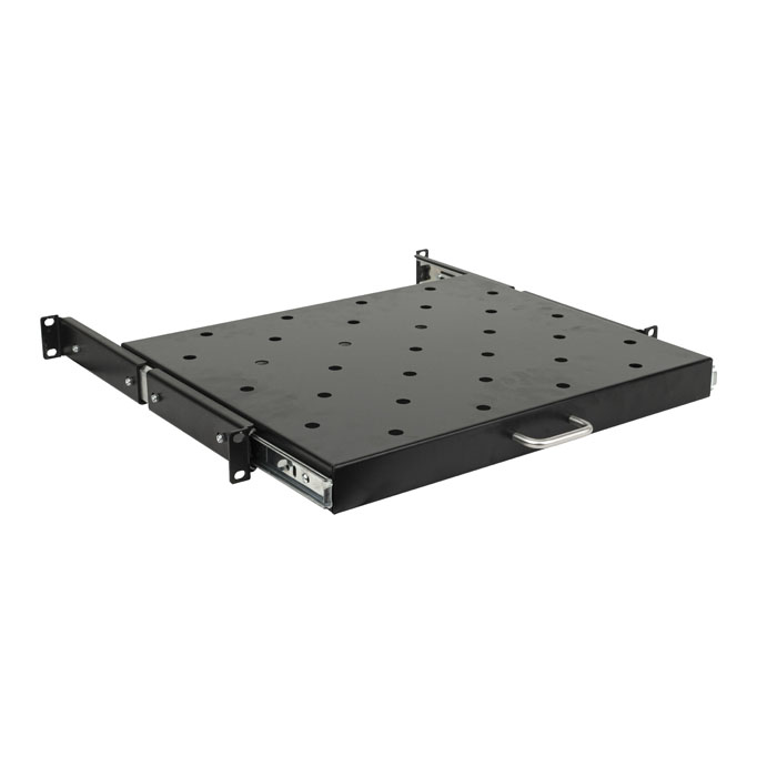 SHOWGEAR 1U Sliding Rack Mount Shelf Für Showgear FSM/FSG/WMF/WMH-Serie SHOWGEAR 1U Sliding Rack Mount Shelf Für Showgear FSM/FSG/WMF/WMH-Serie