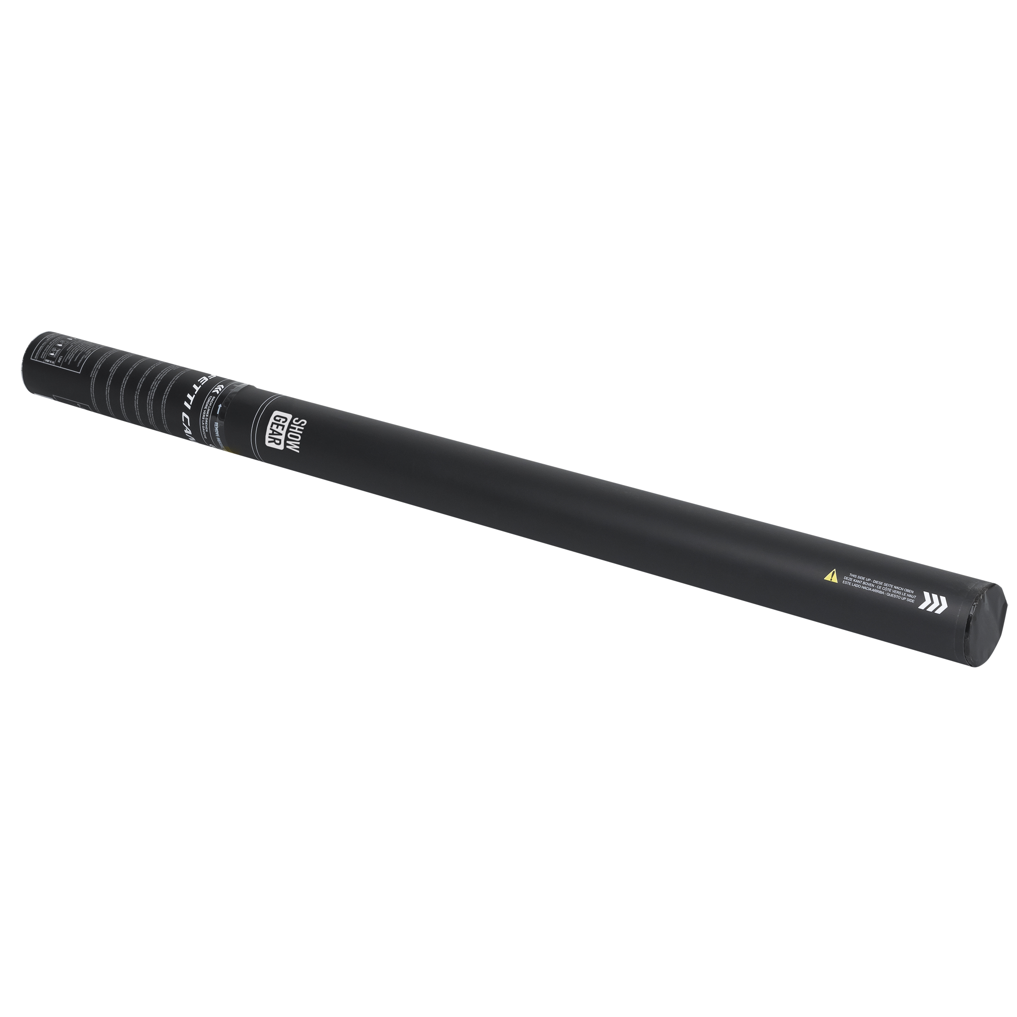 SHOWGEAR Handheld Streamer Cannon Pro 80 cm, multicolour, flameproof and biodegradable 80 cm, mehrfarbig, feuerhemmend und biologisch abbaubar