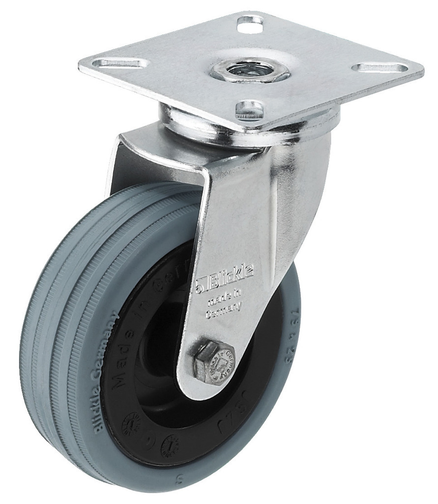 MONACOR GCB-75 Blickle-Lenkrolle, Ø 75 mm