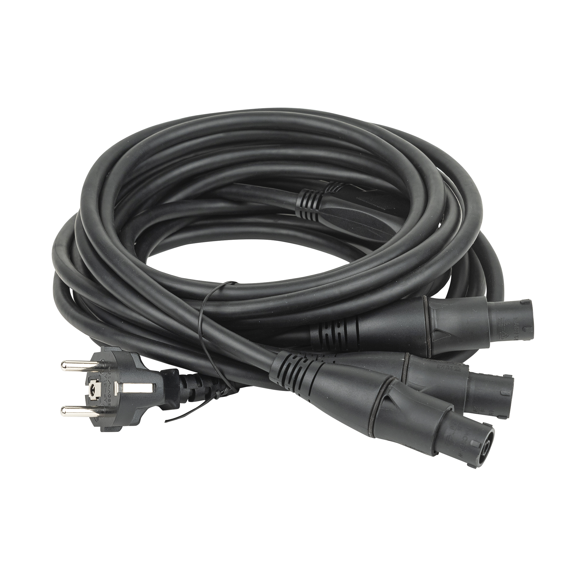 DAP Schuko to powerCON TRUE1 TOP split 3-way 5 m 5 m DAP Schuko to powerCON TRUE1 TOP split 3-way 5 m 5 m