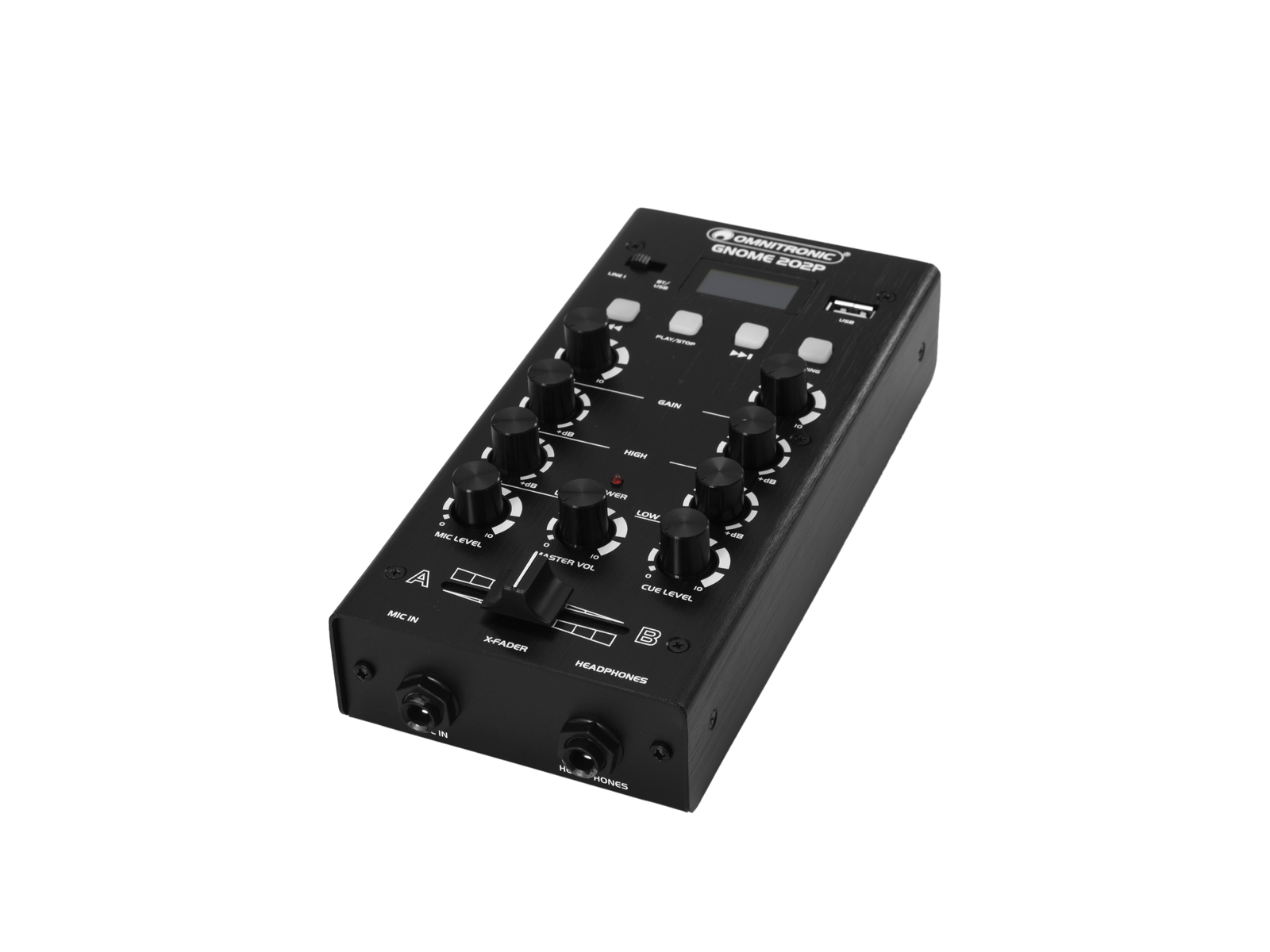 OMNITRONIC GNOME-202P Mini-Mixer schwarz OMNITRONIC GNOME-202P Mini-Mixer schwarz