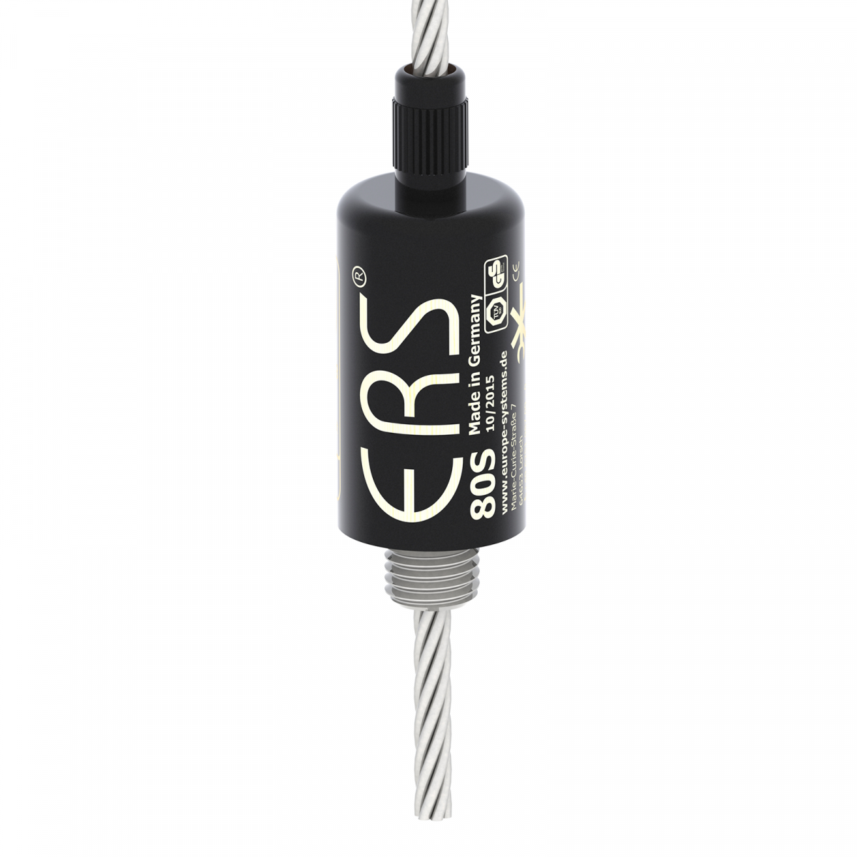 ERS EuRope-Systems RopeFix 80S M20x17mm Drahtseilhalter mit M20 Gewinde
