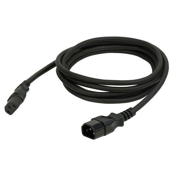 DAP IEC C13 Female to IEC C14 Male 3x 1.5 mm² 6 m
