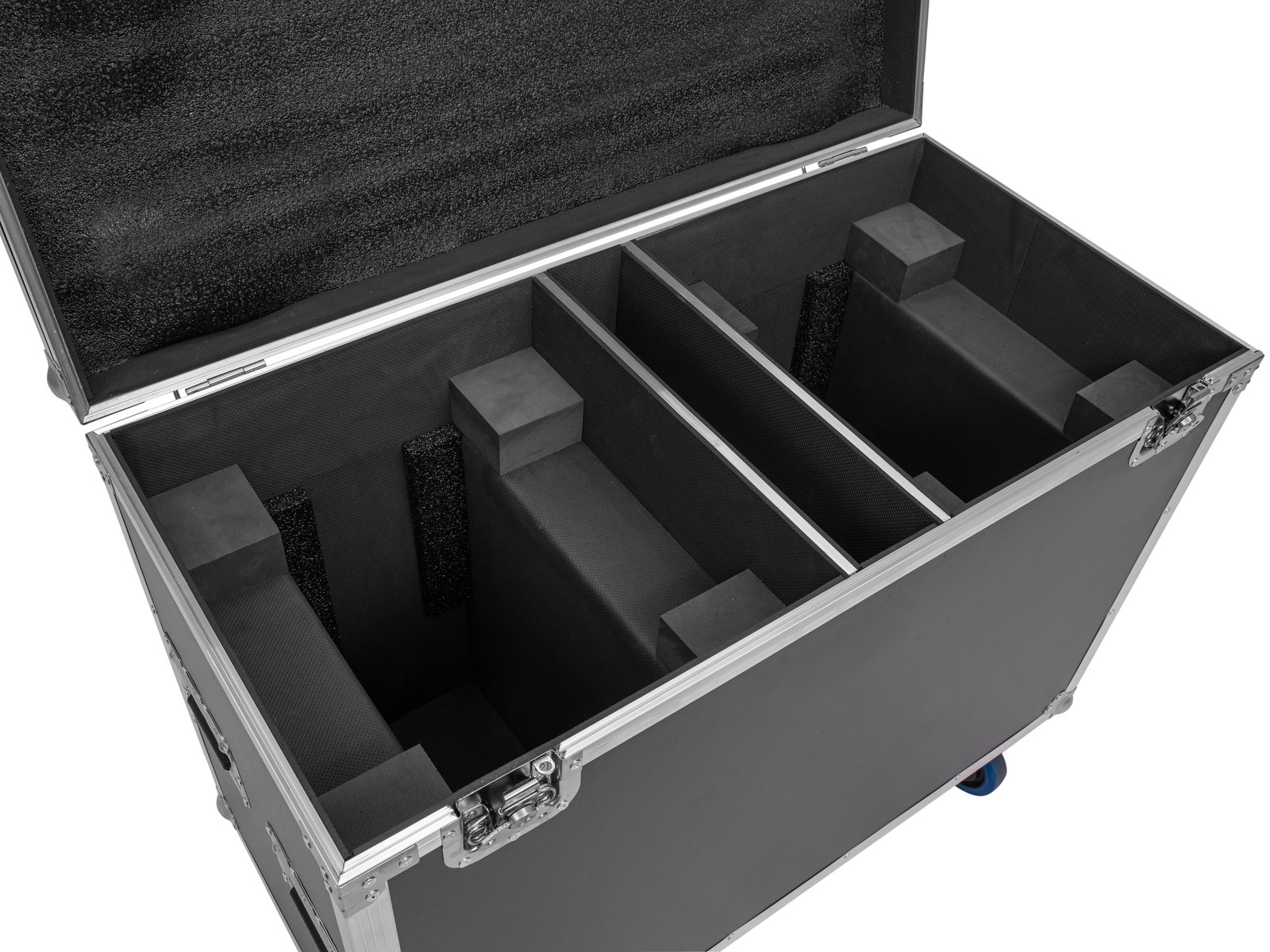 ROADINGER Flightcase 2x IP TMH-H760 mit Rollen ROADINGER Flightcase 2x IP TMH-H760 mit Rollen