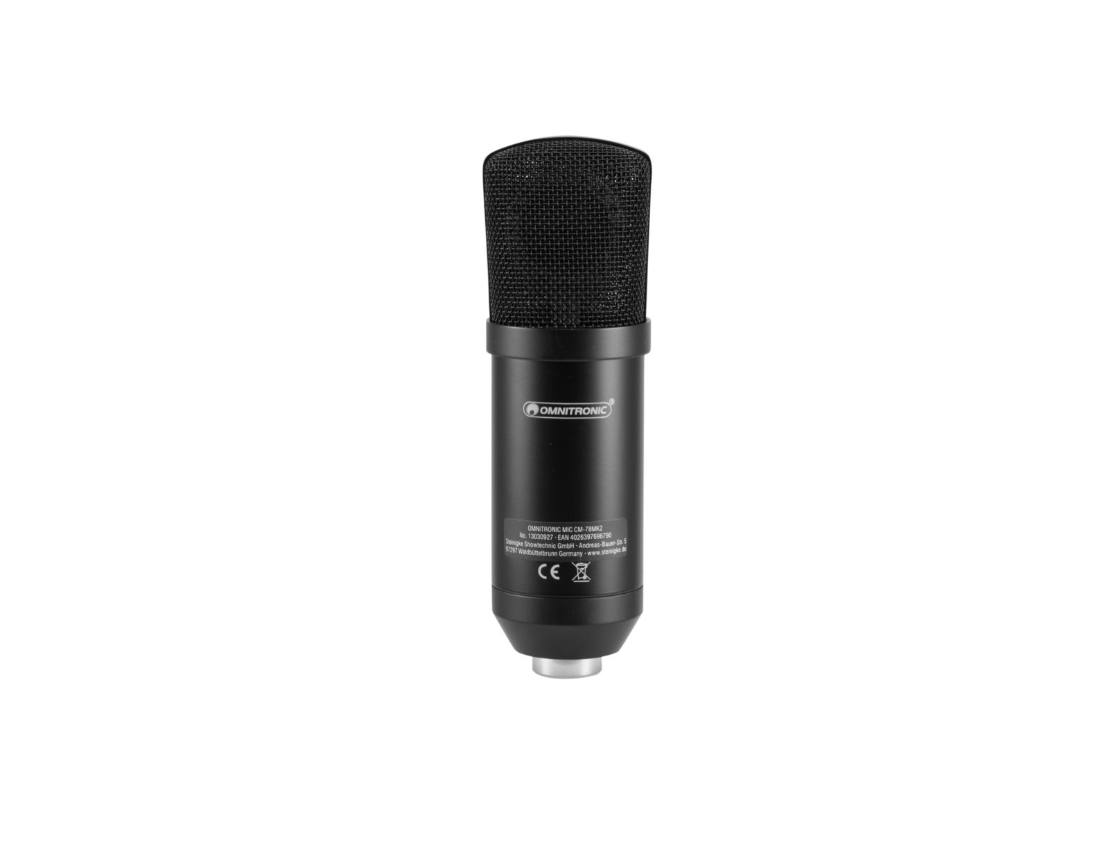 OMNITRONIC MIC CM-78MK2 Großmembran-Kondensatormikrofon OMNITRONIC MIC CM-78MK2 Großmembran-Kondensatormikrofon
