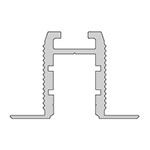 Trockenbau-Profil, Wand-Decke ET-03-10, 2,5m, Silber