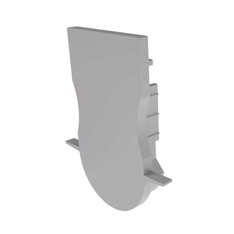 Endkappe R-ET-04-12 Set 2 Stk, Grau