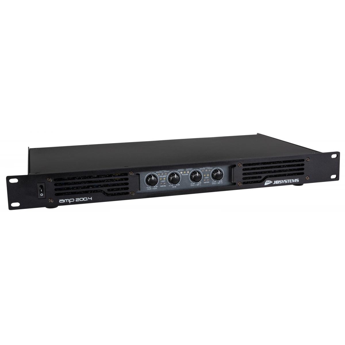 JB Systems AMP 200.4 4-Kanal Endstufe JB Systems AMP 200.4 4-Kanal Endstufe