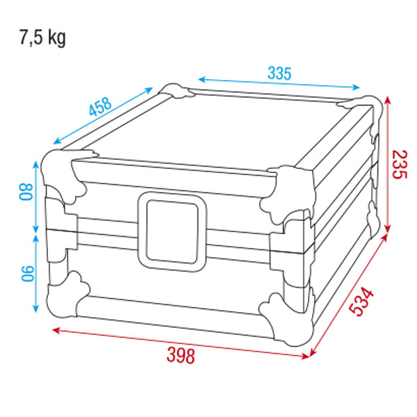 SHOWGEAR Case for Pioneer DJM-mixer Modelle: 600/700/800 SHOWGEAR Case for Pioneer DJM-mixer Modelle: 600/700/800