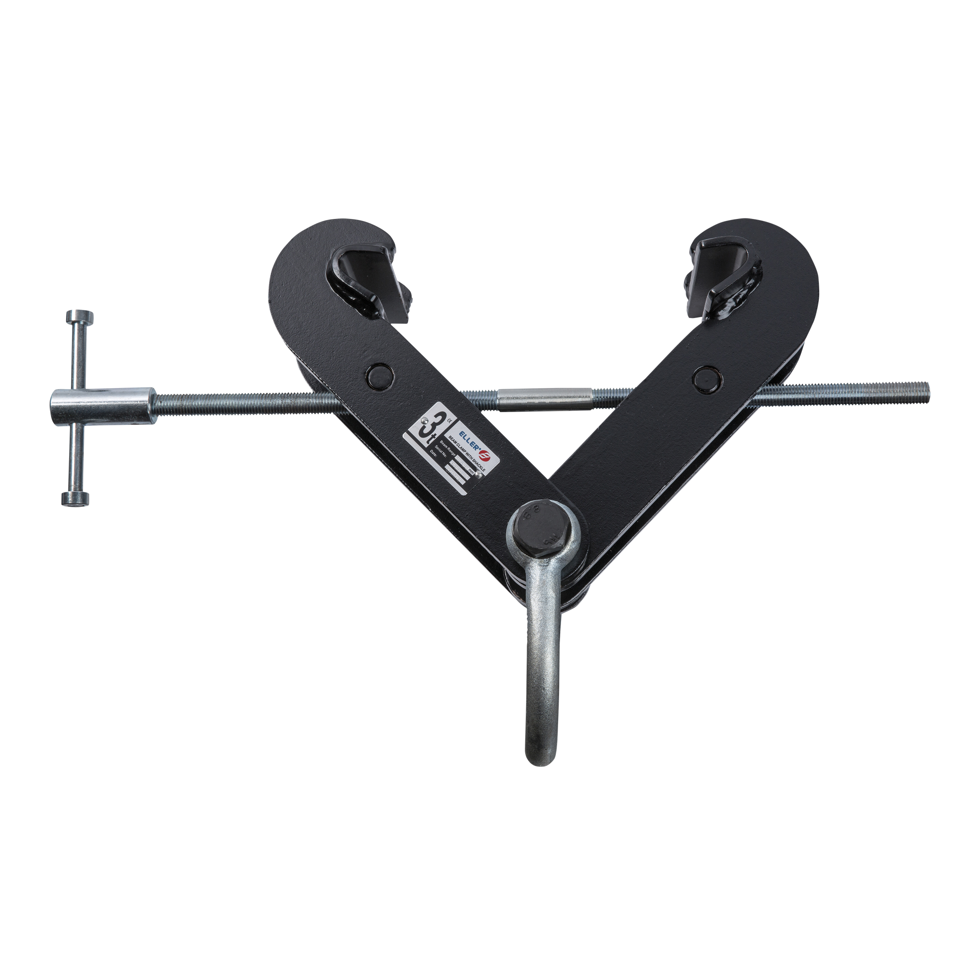 ELLER Beam Clamp with Shackle 2 Tonne - 76 - 190 mm