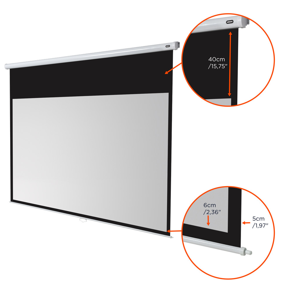 celexon Leinwand Rollo Economy 305 x 172 cm - 138" celexon Leinwand Rollo Economy 305 x 172 cm - 138"