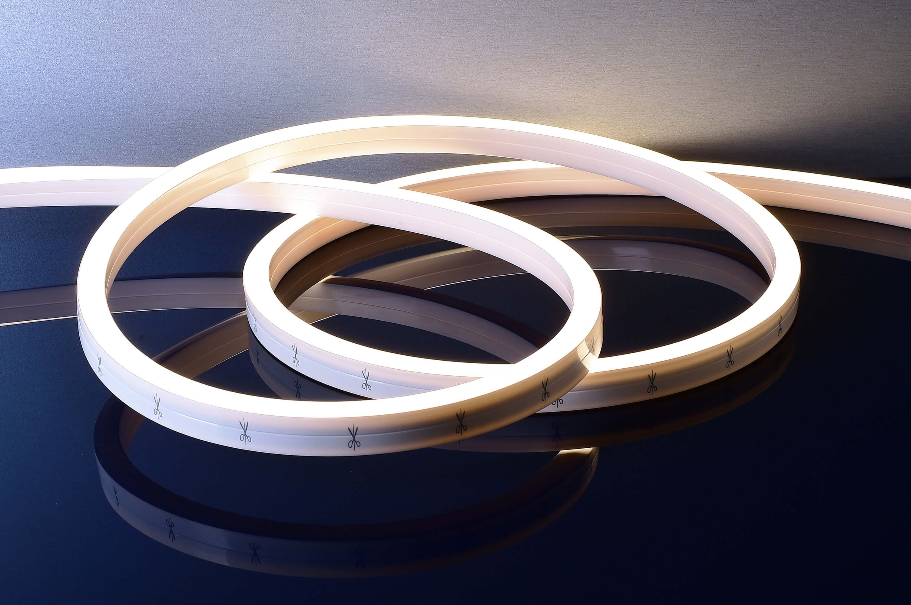 D Flex Line Side-View, Neon, 24V-10W, 3000K, 5m, PU