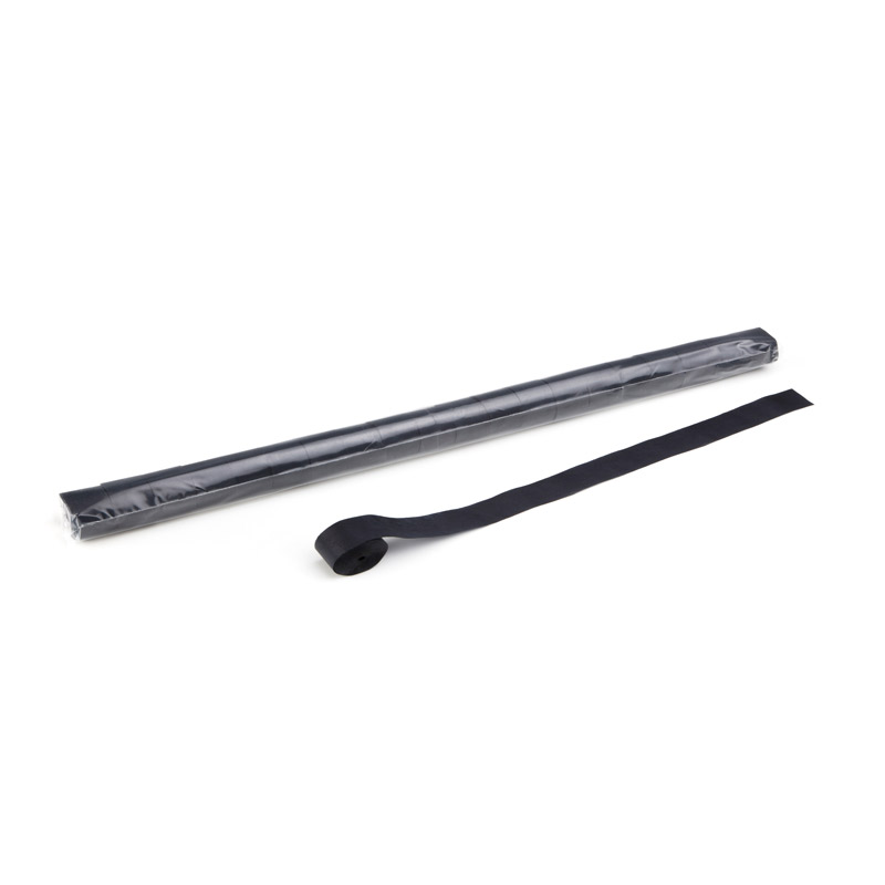 Streamers 10m x 2.5cm - Black