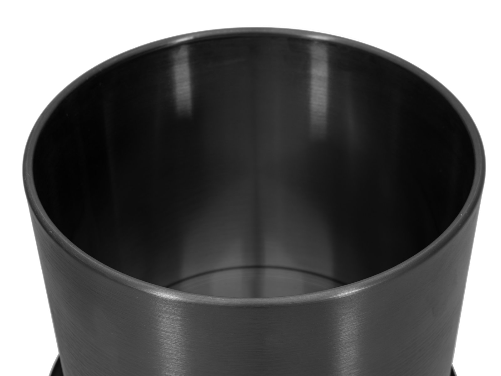 EUROPALMS STEELECHT-30 Nova, Edelstahlübertopf, anthrazit, Ø30cm EUROPALMS STEELECHT-30 Nova, Edelstahlübertopf, anthrazit, Ø30cm