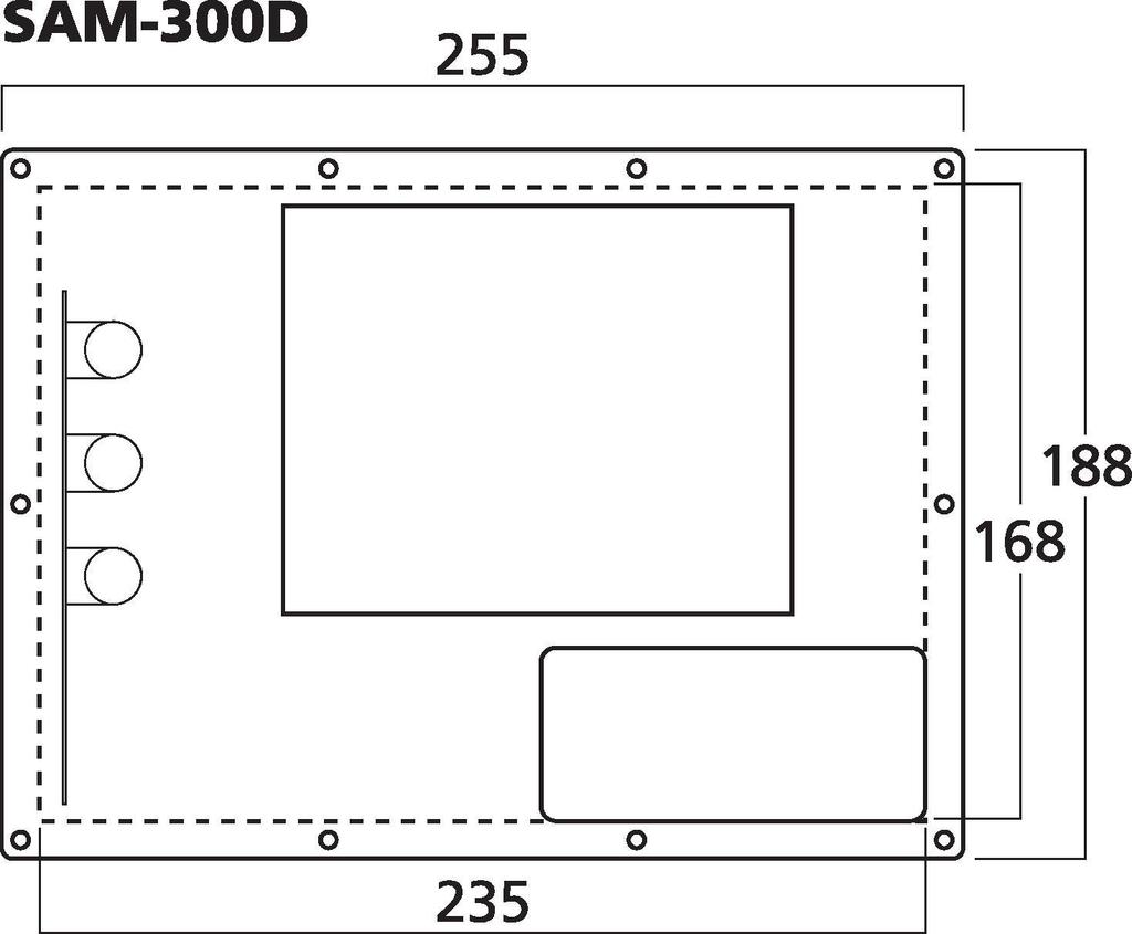 MONACOR SAM-300D Class-D-Subwoofer-Aktiv-Modul, 300 W an 4 Ω