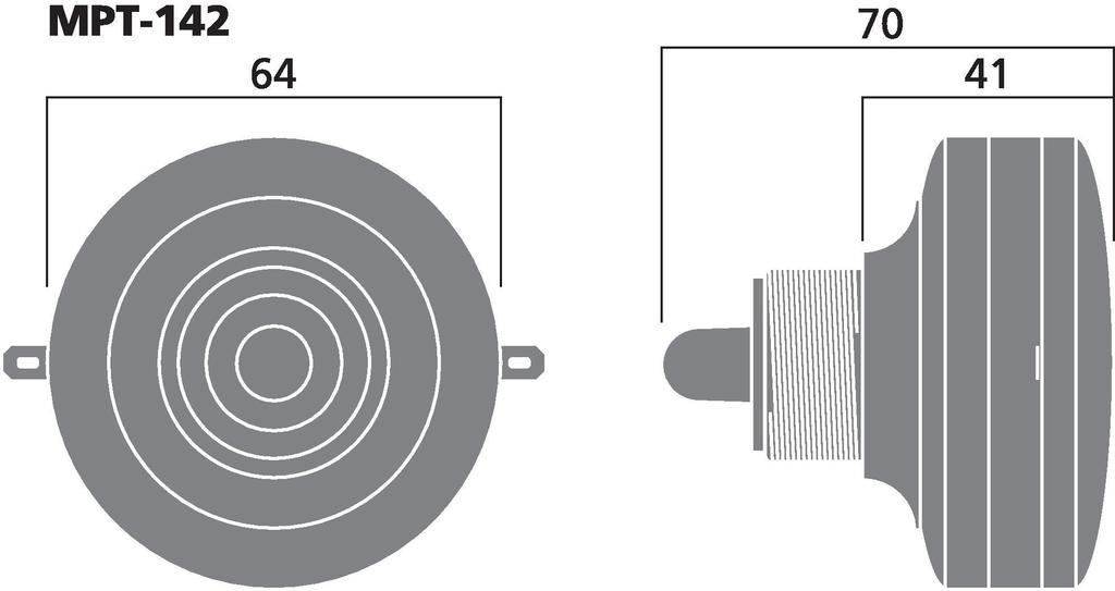 MONACOR MPT-142 Piezo-Hochton-Treiber