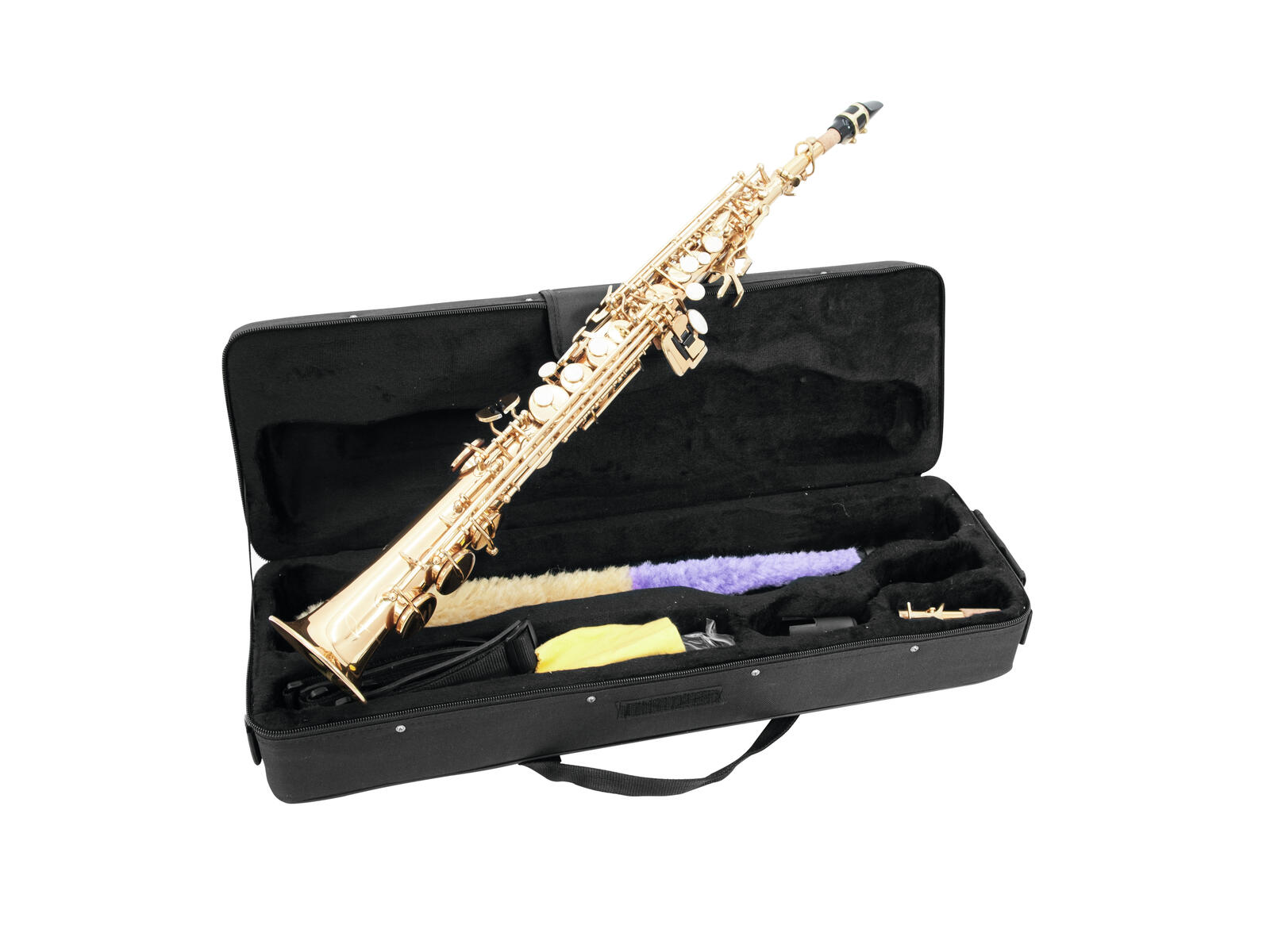 DIMAVERY SP-10 Bb Sopransaxophon, gold DIMAVERY SP-10 Bb Sopransaxophon, gold