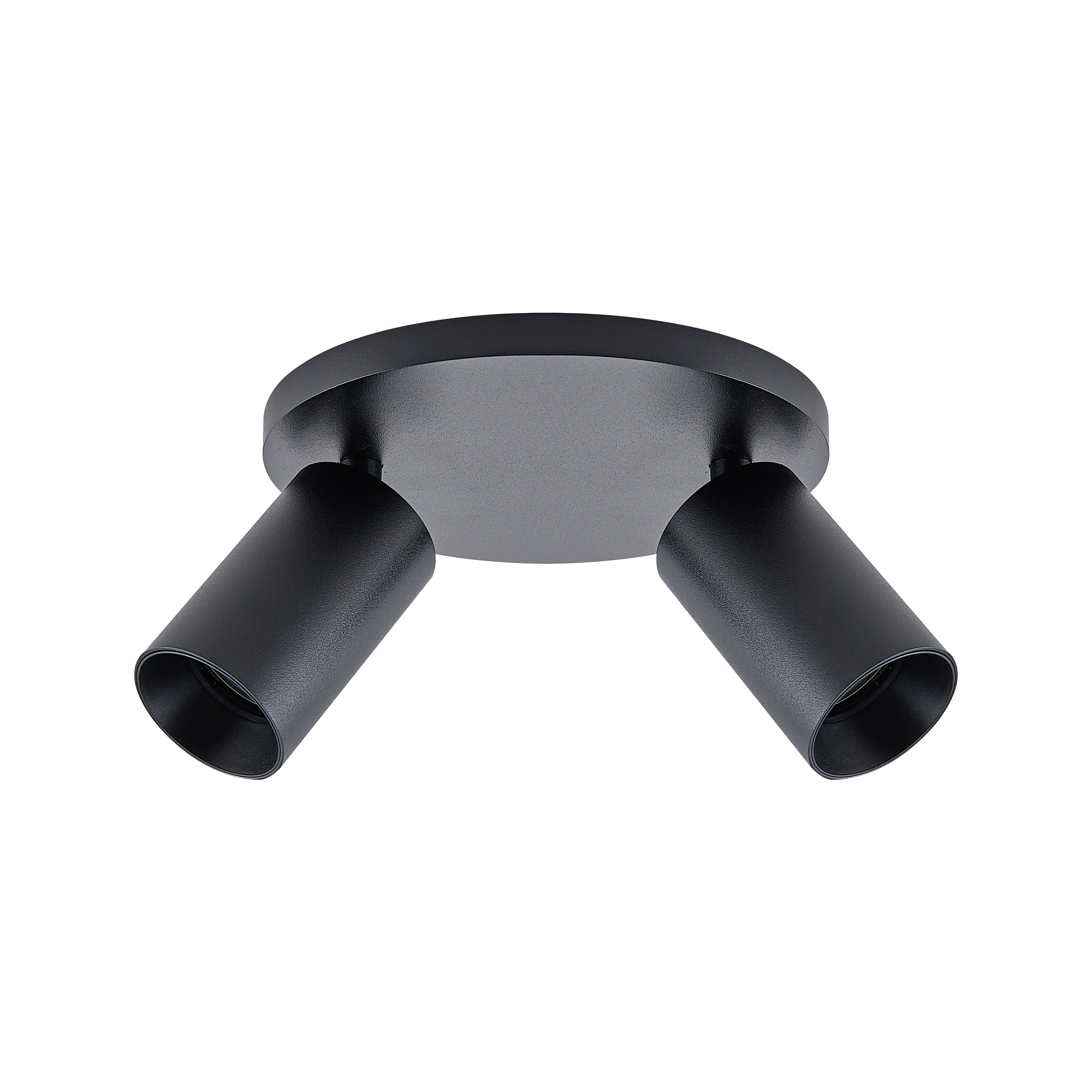 Can Tilt Round, 2x 7,5 W GU10, Schwarz
