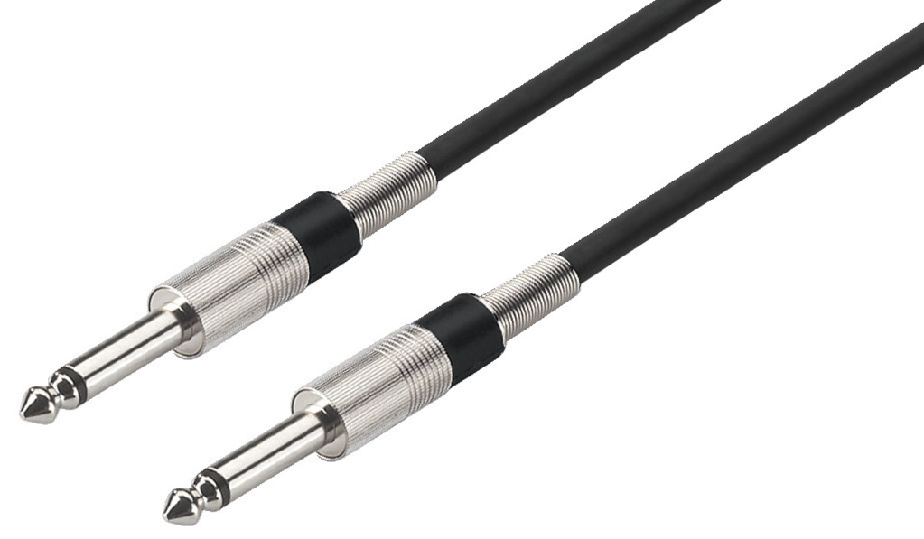 MONACOR MCC-100/SW Mono-Klinkenkabel, 1 m MONACOR MCC-100/SW Mono-Klinkenkabel, 1 m