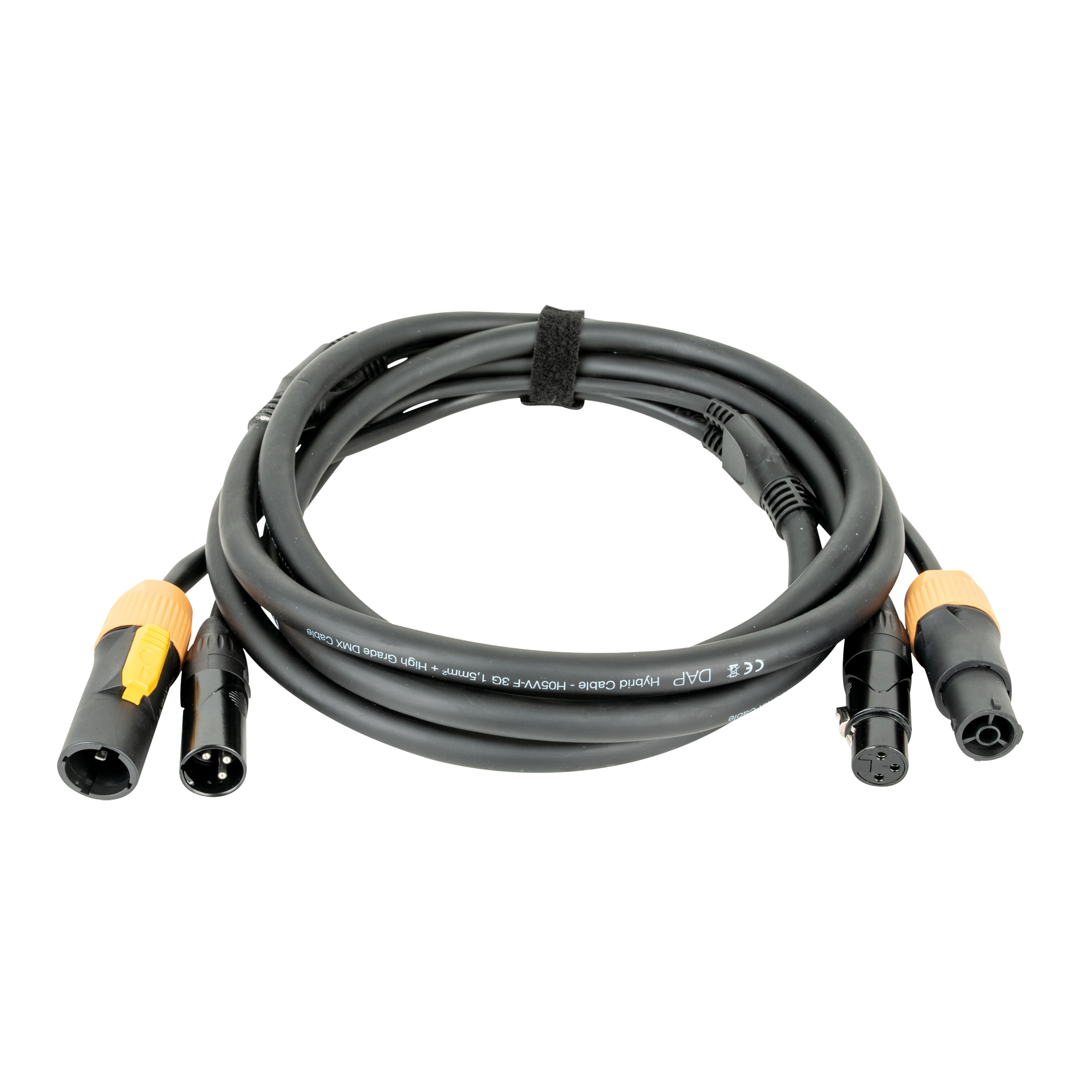 DAP FP22 Hybrid Cable - Power Pro True & 3-pin XLR - DMX / Power 6 m 6 m - schwarz DAP FP22 Hybrid Cable - Power Pro True & 3-pin XLR - DMX / Power 6 m 6 m - schwarz