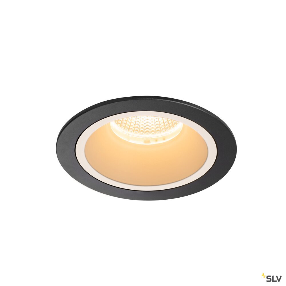 NUMINOS DL L, Indoor LED Deckeneinbauleuchte schwarz/weiß 2700K 20°