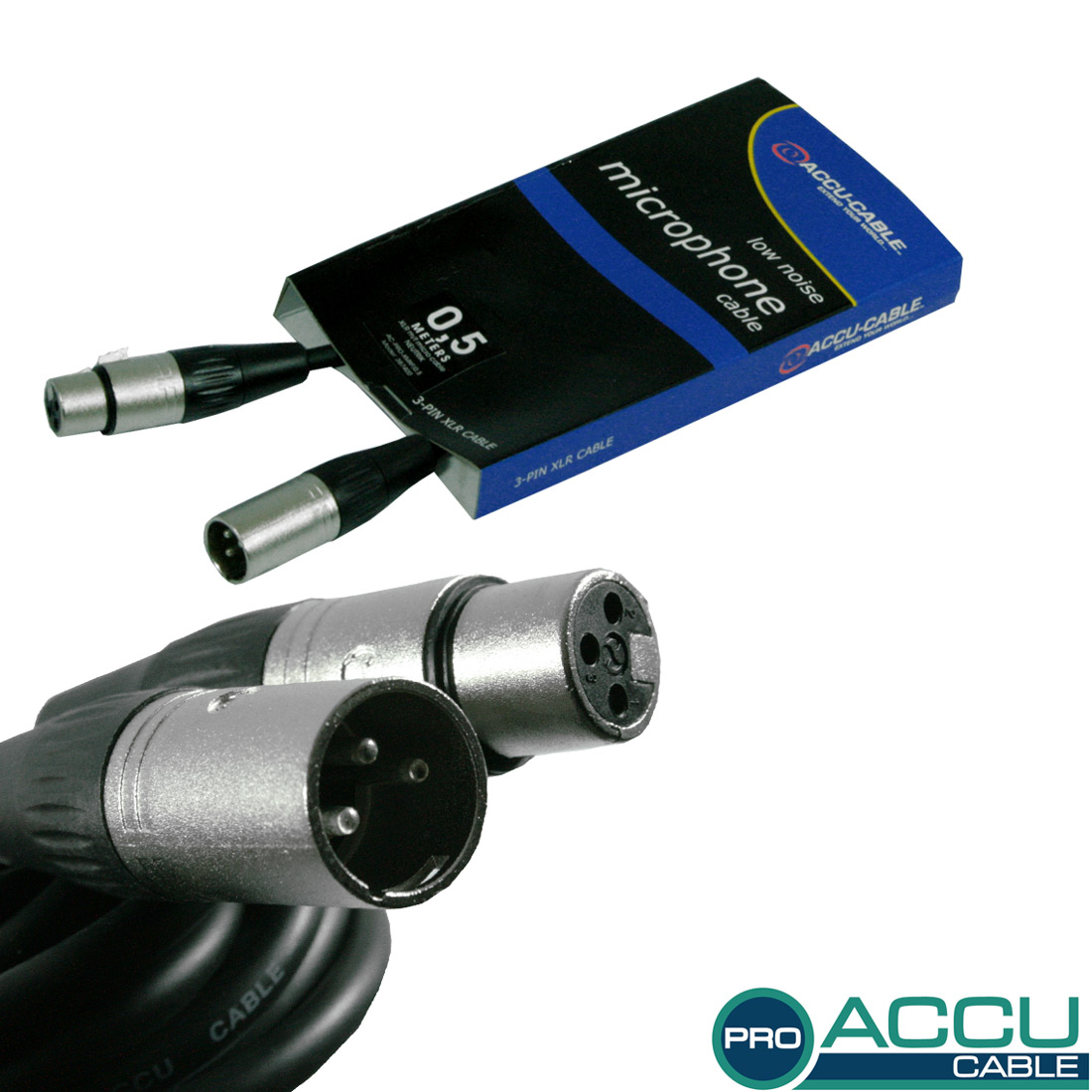 Accu Cable AC-PRO-XMXF/0,5 XLRm/f 0,5m
