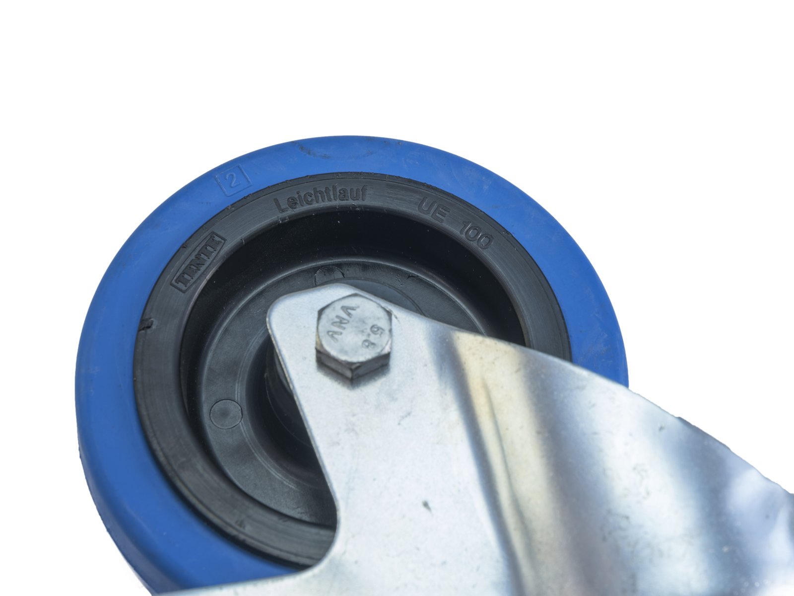 ROADINGER Lenkrolle 100mm BLUE WHEEL hellblau ROADINGER Lenkrolle 100mm BLUE WHEEL hellblau