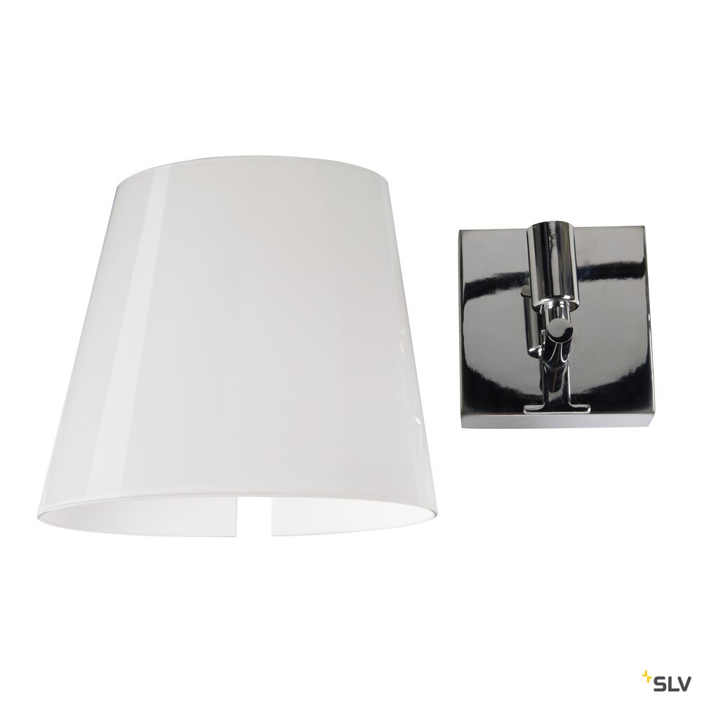 COUPA QT14 Indoor LED Wandaufbauleuchte chrom satiniertes Glas COUPA QT14 Indoor LED Wandaufbauleuchte chrom satiniertes Glas